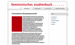 Feministisches-studienbuch.de thumbnail