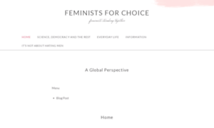 Feministsforchoice.com thumbnail