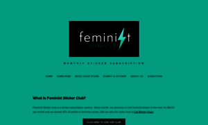 Feministstickerclub.com thumbnail