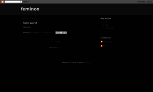 Feminox.blogspot.com thumbnail
