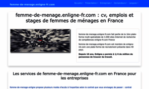 Femme-de-menage.enligne-fr.com thumbnail