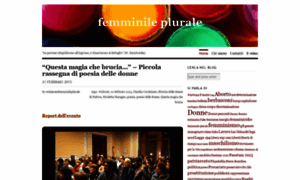 Femminileplurale.wordpress.com thumbnail