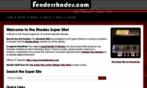 Fenderrhodes.com thumbnail