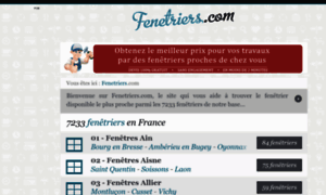 Fenetriers.com thumbnail