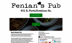 Fenianspub.com thumbnail