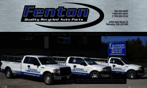 Fentonautoparts.com thumbnail