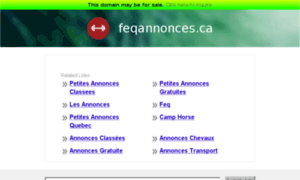 Feqannonces.ca thumbnail
