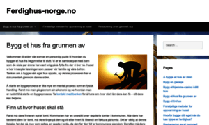 Ferdighus-norge.no thumbnail