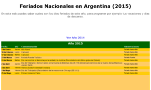 Feriados-argentina.com thumbnail