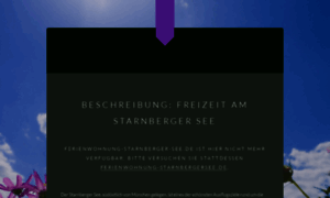 Ferienwohnung-starnberger-see.de thumbnail