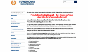 Fernstudium-sozialpaedagogik.org thumbnail