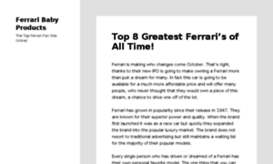 Ferraribaby.com thumbnail