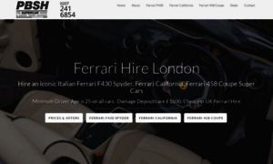 Ferrarihire.org.uk thumbnail