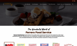 Ferrerofoodservice.com thumbnail