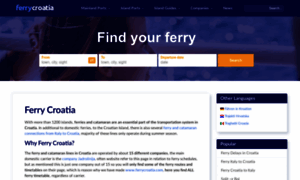Ferrycroatia.com thumbnail