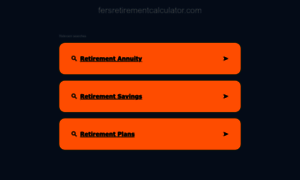 Fersretirementcalculator.com thumbnail