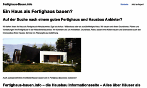 Fertighaus-bauen.info thumbnail