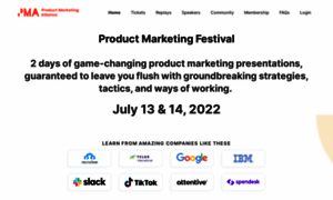 Festival2022.productmarketingalliance.com thumbnail