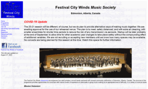Festivalcitywinds.ca thumbnail