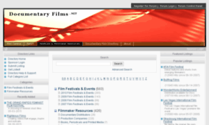 Festivals.documentaryfilms.net thumbnail