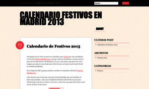 Festivosmadrid2013.wordpress.com thumbnail