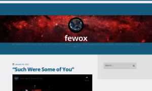 Fewox.wordpress.com thumbnail