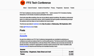 Ffstechconf.org thumbnail