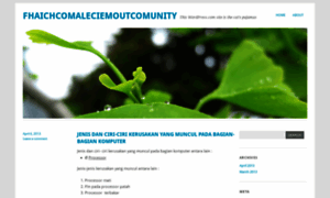 Fhaichcomaleciemoutcomunity.wordpress.com thumbnail