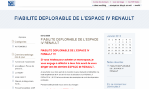 Fiabilitedeplorableespaceivrenault.20minutes-blogs.fr thumbnail