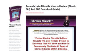 Fibroidsmiraclereview.strikingly.com thumbnail