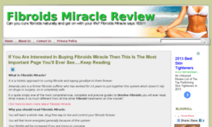 Fibroidsmiraclereviewed.org thumbnail