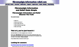 Fibromyalgia-information-relief.com thumbnail