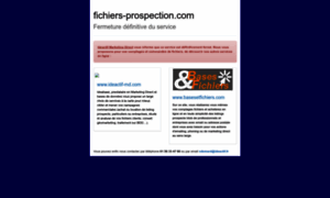 Fichiers-prospection.com thumbnail