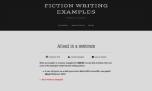 Fictionwritingexamples.wordpress.com thumbnail