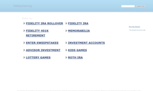 Fidelity-prizes.org thumbnail