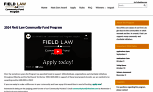 Fieldlawcommunityfund.com thumbnail