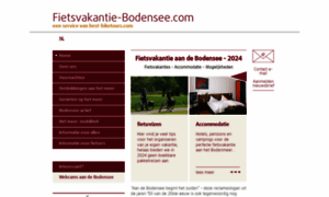 Fietsvakantie-bodensee.com thumbnail