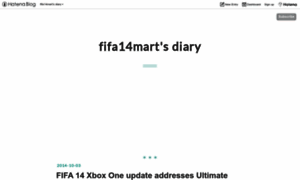 Fifa14mart.hatenablog.com thumbnail