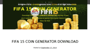 Fifa15coingeneratorfree.wordpress.com thumbnail