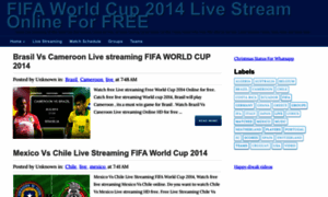 Fifaworldcup2014livestreamx.blogspot.com thumbnail
