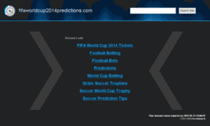 Fifaworldcup2014predictions.com thumbnail