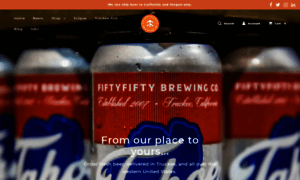 Fiftyfiftybrewing.com thumbnail