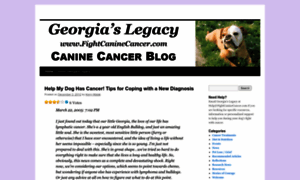 Fightcaninecancer.wordpress.com thumbnail