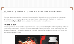 Fighterbodyhelp.com thumbnail