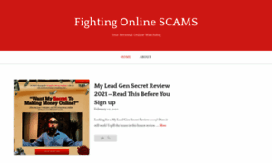 Fightingonlinescams.com thumbnail