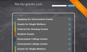 File-for-grants.com thumbnail