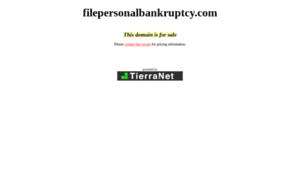 Filepersonalbankruptcy.com thumbnail