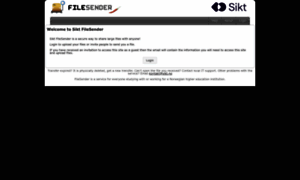 Filesender.uninett.no thumbnail
