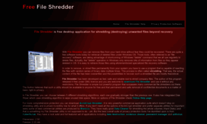 Fileshredder.org thumbnail