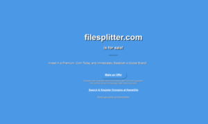 Filesplitter.com thumbnail